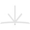 Ekena Millwork Alberta Architectural Grade PVC Gable Bracket, 96"W x 60"H x 2"D x 4"F, 15/12 Pitch GBP096X60X0204ALB00 - alternate 5